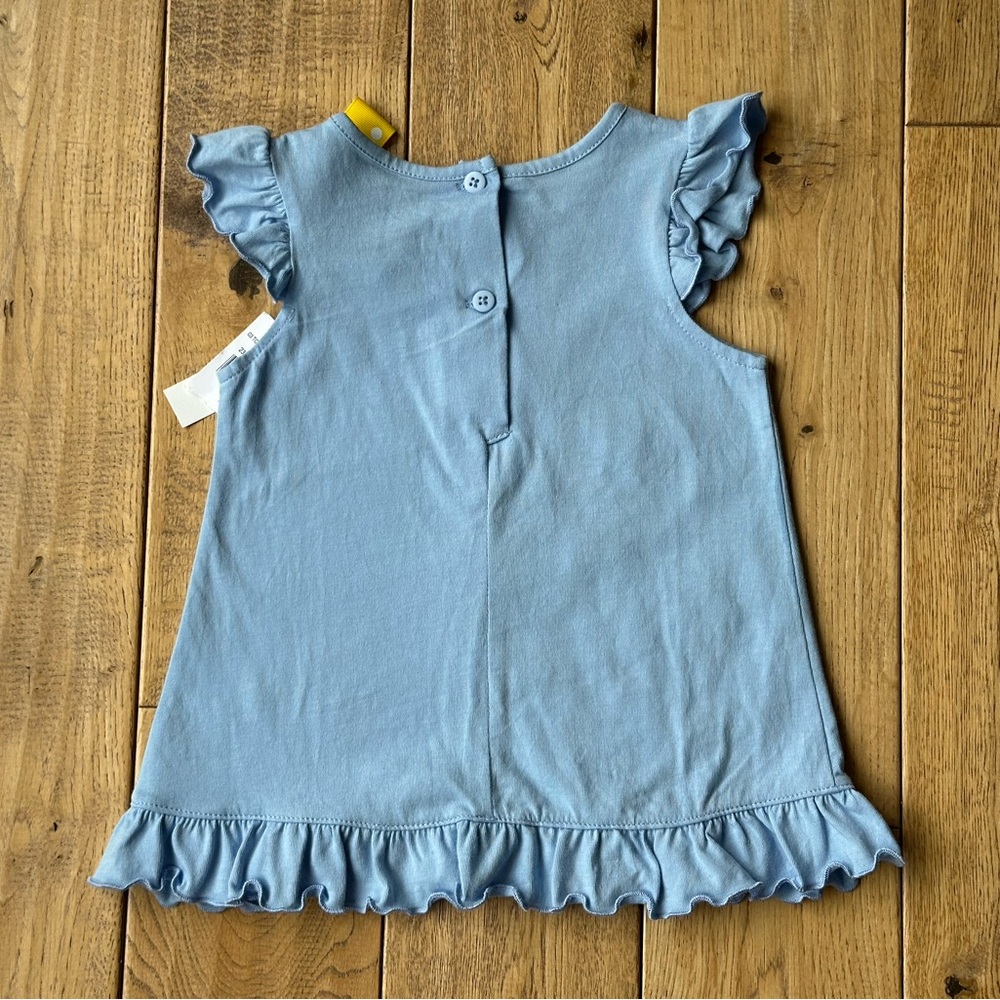 NEW Good Lad Sleeveless Ruffle Flower Appliqué Top size 2T - Picture 4 of 8